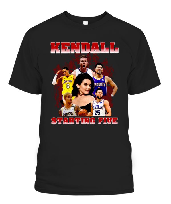 Kendall Starting 5 Shirt, Kendall Starting Five Shirt, Kendall Starting Five Jenner Team Shirt, Kendall’s Playoff Lineup Shirt, Kendall Tee