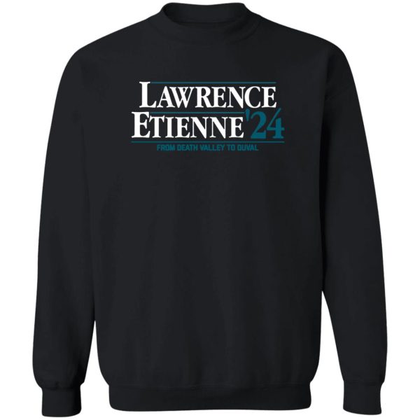 LAWRENCE ETIENNE ’24 SHIRT Trevor Lawrence, Travis Etienne, Jacksonville Jaguars