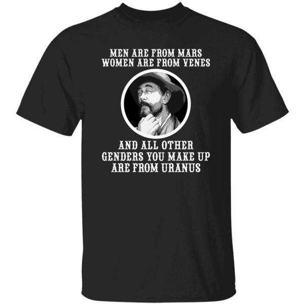 Men Are From Mars Women Are From Venus And All Other Genders Shirt