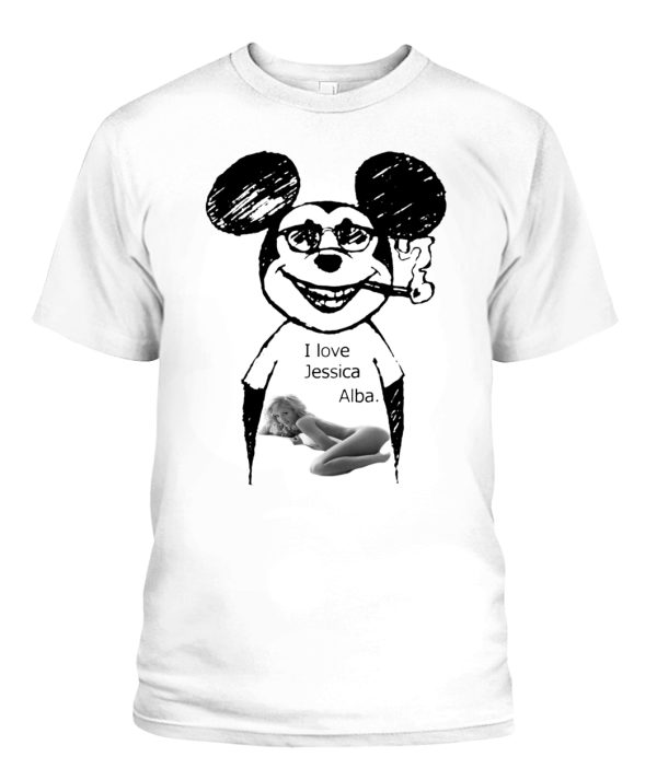 Mickey Mouse I Love Jessica Alba Shirt