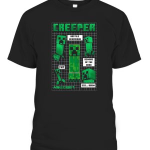 Minecraft Hostile Behavior Boss Mobs T-Shirt