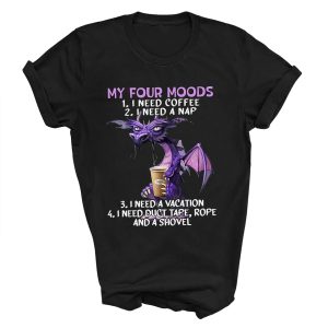 My Four Moods Dragon Coffee Shirt