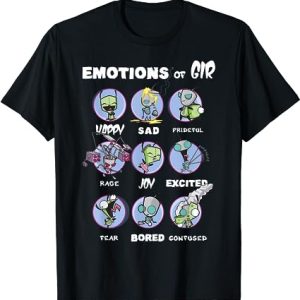 Nickelodeon Invader Zim The Many Emotions of GIR T-Shirt