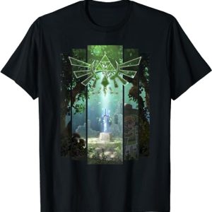 Nintendo Zelda The Master Sword Lost Woods Artwork T-Shirt