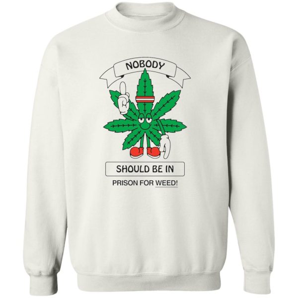 Nobody Should Be In Prison For Weed Shirt