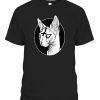 Occult Black-Metal Sphynx Cat I Goth and Death-Metal Graphic T-ShirT