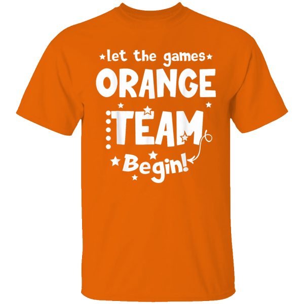 Orange Team Let The Games Begin Field Trip Day 2024 T-Shirt