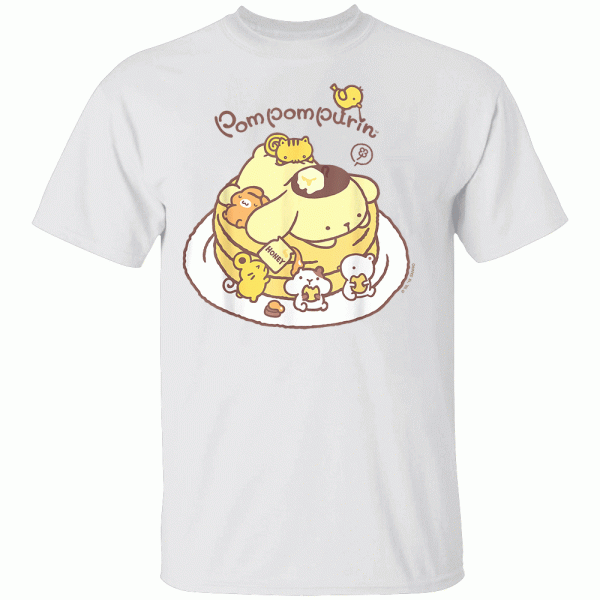 Pompompurin Pancake Friends Tee Shirt T-Shirt