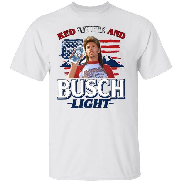 Red White And Busch Light Shirt