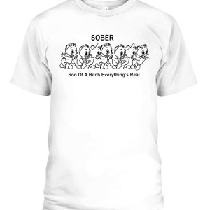 SOBER SHIRT Son Of A Bitch Everything’s Real, Donald Duck kleurboek