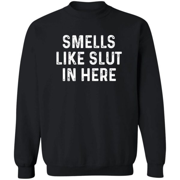 Smells Like Slut In Here Shirt Offensive Funny Adult Humor