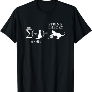 String Theory Cat And Yarn Sarcastic Science Humor T-Shirt