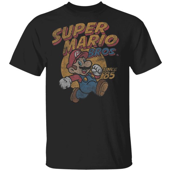 Super Mario Bros. Since ’85 Vintage Poster T-Shirt