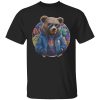 Swag Bear With Cool Glasses Urban Hip Hop Graffiti Art Style T-Shirt