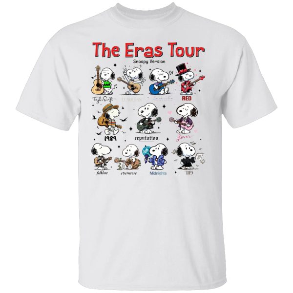 THE ERAS TOUR – SNOOPY X GUITAR NEW VERSION SHIRT