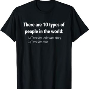 Ten Types Of People Understand Binary Funny Math Joke Shirt