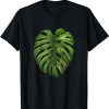 Tropical Monstera Leaf Botanical Graphic Print T-Shirt