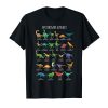 Types Of Dinosaurs Alphabet A-Z ABC Dino Identification T-Shirt