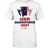 USA Champions 2021 Gold Cup Concacaf T-Shirt