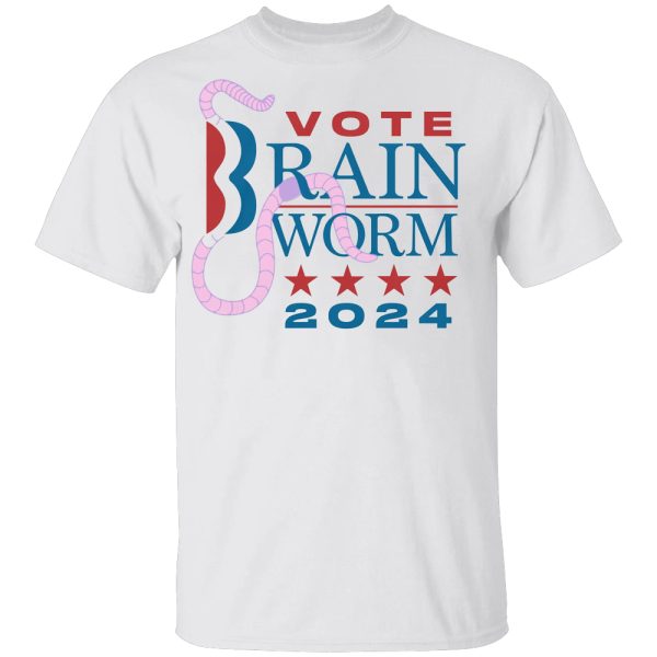 Vote Brain Worm 2024 Shirt