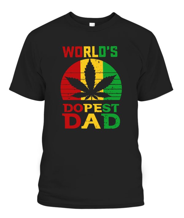 Weed World’s Dopest Dad T-Shirt