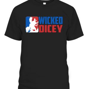 Wicked Dicey – Baseball Logo Style T-Shirt