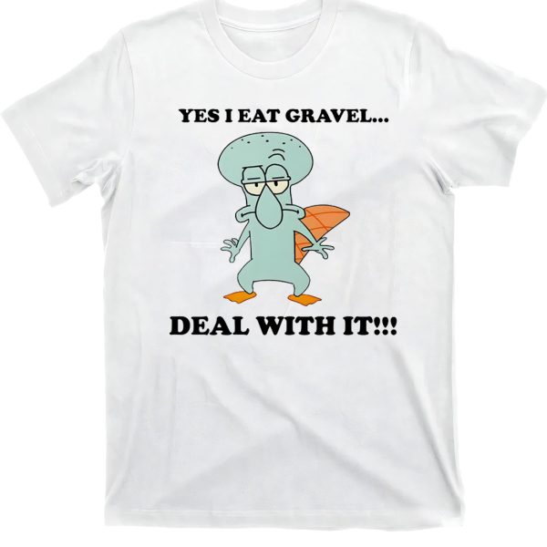 Yes I Eat – Gravel Deal With It Shirt