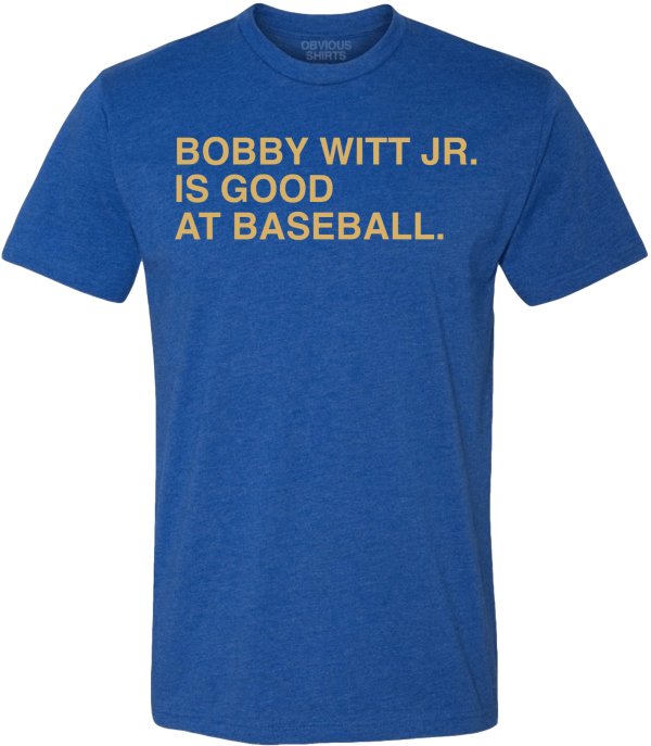 BOBBY WITT JR. IS GOOD AT BASEBALL