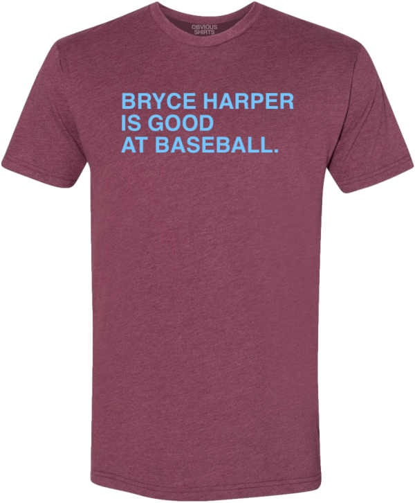 BRYCE HARPER IS GOOD AT BASEBALL