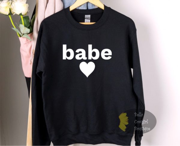 Babe Heart Valentine’s Sweatshirt