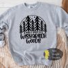 Born And Raised In Wishabitch Woods Funny Sweatshirt