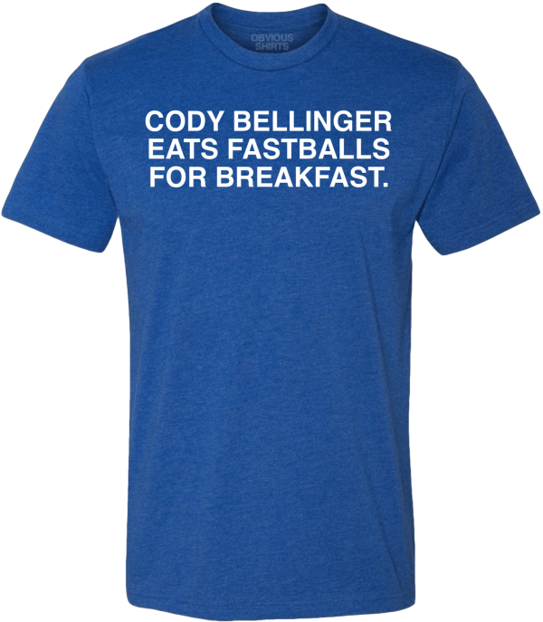 CODY BELLINGER EATS FASTBALLS FOR BREAKFAST