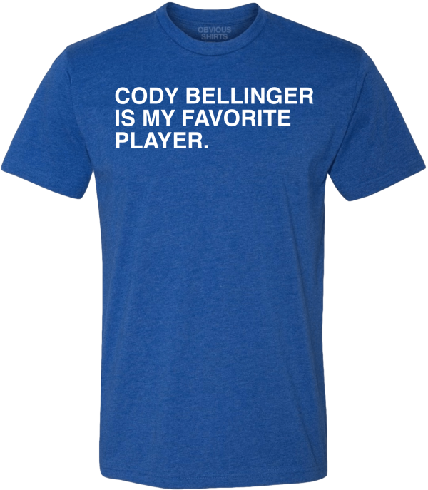 CODY BELLINGER IS MY FAVORITE PLAYER