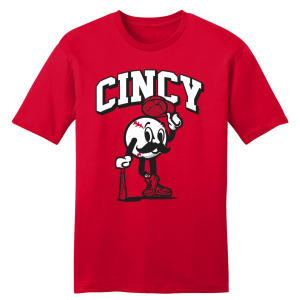 Cincy Baseball Character Cap Off