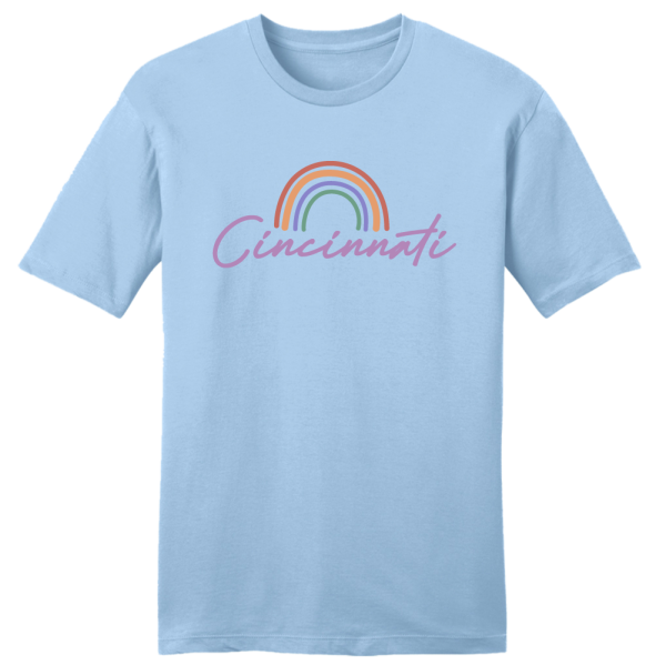 Cincy Script with Rainbow