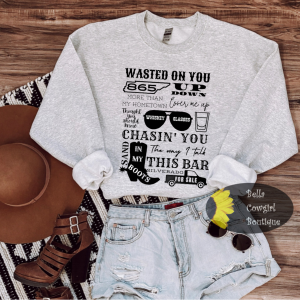 Country Western Music Song Sweatshirt