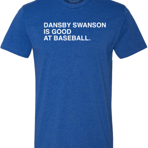 DANSBY SWANSON IS GOOD AT BASEBALL