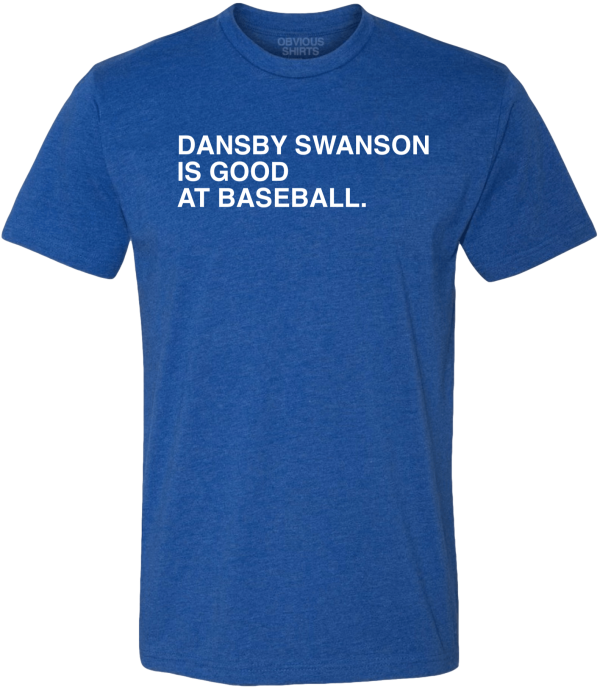 DANSBY SWANSON IS GOOD AT BASEBALL