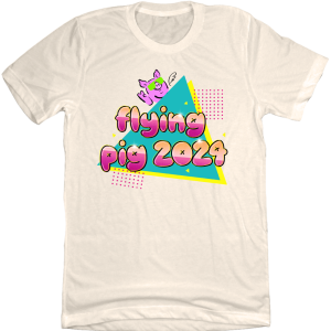 Flying Pig Marathon 2024 Retro Tee