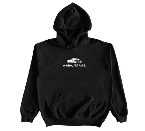 Frank Ocean White Ferrari Car Hoodie