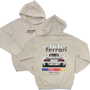 Frank Ocean White Ferrari Hoodie