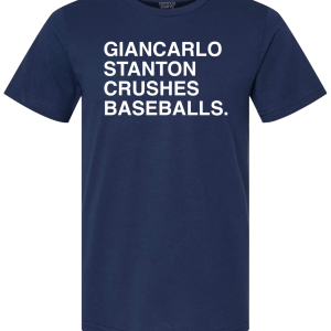 GIANCARLO STANTON CRUSHES BASEBALLS