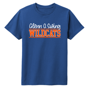 Glenn O Swing Wildcats Block Logo 2