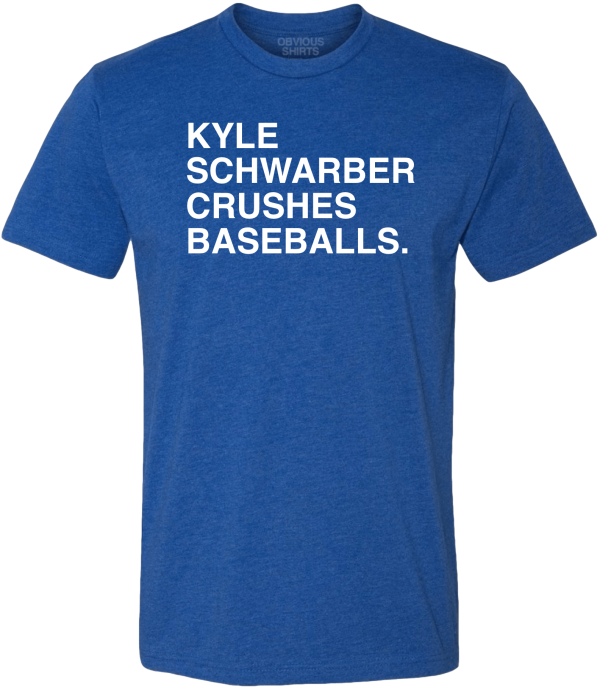 KYLE SCHWARBER CRUSHES BASEBALLS