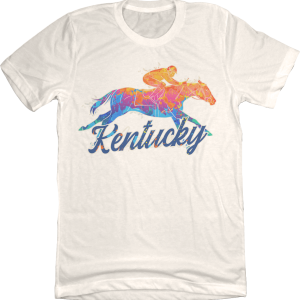 Kentucky Horse Splatter Pattern Natural