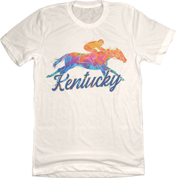 Kentucky Horse Splatter Pattern Natural