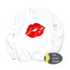 Kiss Lips Valentine’s Day Sweatshirt