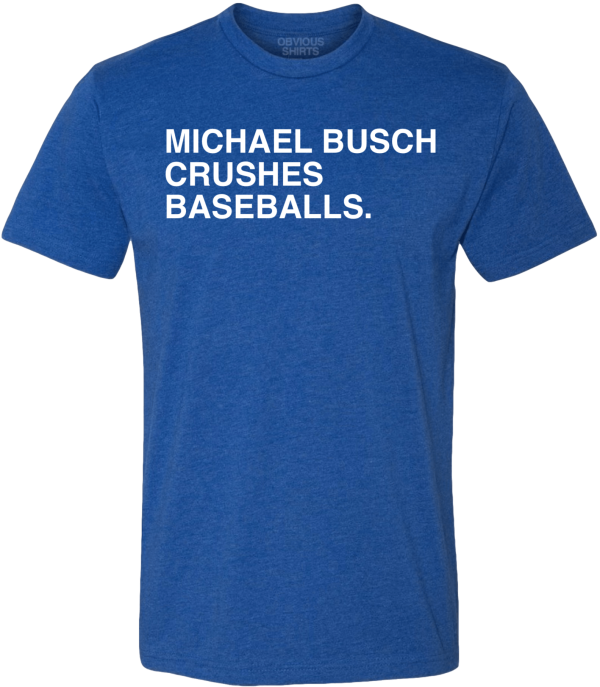 MICHAEL BUSCH CRUSHES BASEBALLS