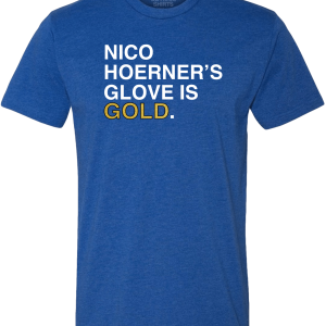 NICO HOERNER’S GLOVE IS GOLD
