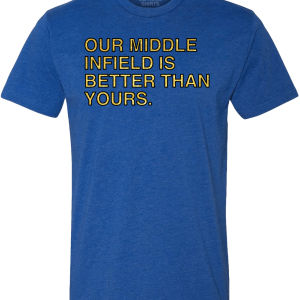 OUR MIDDLE INFIELD IS BETTER THAN YOURS